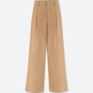 High-Waist Chino Wide Leg Pants | UNIQLO